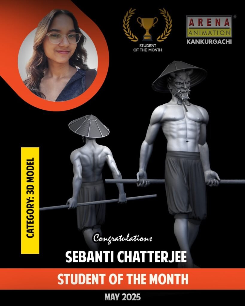 Student of the Month — Sebanti Chatterjee — 3D
